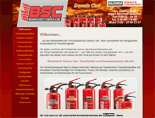 Tablet Screenshot of brandschutz-carl.com